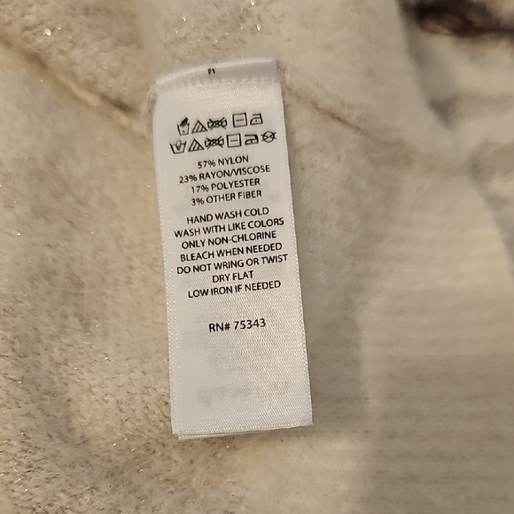 Laura Ashley Cream Textured Sweater - Picture 5 of 6